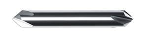64-8890-  90Deg Included Angle Chamfer Mills 4 Flute Double End -Hill Industrial Tools