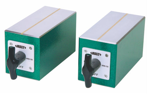 Insize 6898-150 MAGNETIC RECTANGULAR BLOCKS, 5.9x2.8x3.3", pair