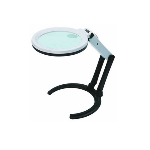 Insize 7512-1 THREE WAYS MAGNIFIER WITH ILLUMINATION, Magnification 2X/4X