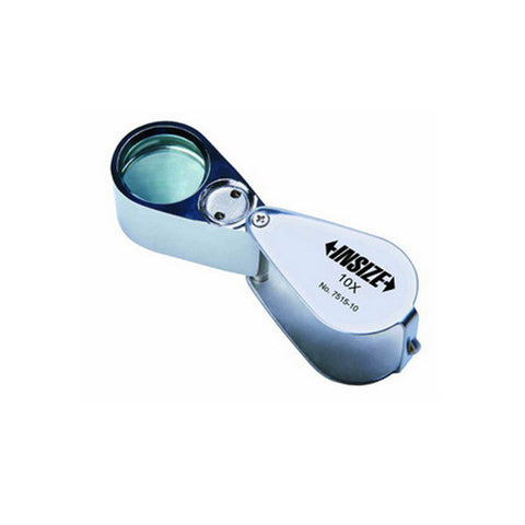 Insize 7515-10 FOLDING MAGNIFIER WITH ILLUMINATION, Magnification 10X