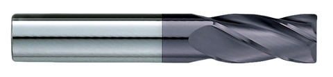 Garr 46077 830MA 4mm SQ End Mill 4FL 14mm F/L *TiALN*
