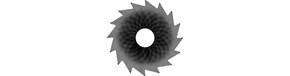 87-2170-  4" Diameter Full Radius Solid Carbide Slitting Saws -Hill Industrial Tools