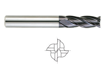 GM153028 7/16 x 7/16 x 1 x 2-3/4 X-POWER PRO 4FL H-30 REG END MILL