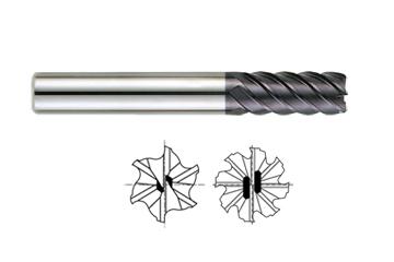 93121 3/8 x 3/8 x 7/8 x 2-7/8 6 FLUTE REGULAR LENGTH 45 DEG HELIX X-POWER CARBIDE End Mill