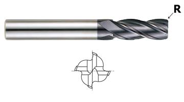 4 FLUTE LONG LENGTH CORNER RADIUS X-POWER CARBIDE