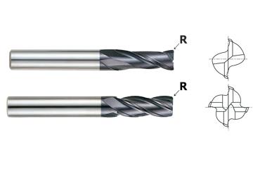 4 FLUTE REGULAR LENGTH CORNER RADIUS X-POWER CARBIDE