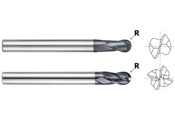 GM876080 8.0(R4.0) x 8.0 x 9.0 x 58.0 X-POWER PRO 2FL SHORT BALL END MILL
