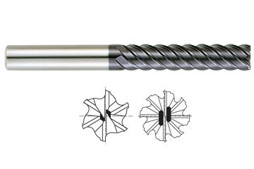 99668 3/8 x 3/8 x 1-3/4 x 4 6 FLUTE EXTRA LONG LENGTH 45 DEG HELIX X-POWER CARBIDE End Mill