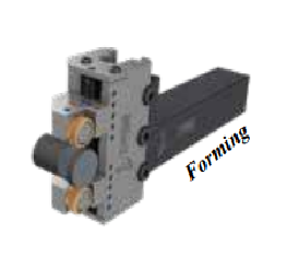 73310120951 CNC-100RS-7-SW2 CNC#7 2W Modular Knurling Tool 1.0" Round Shank SW2 Wheel