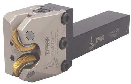 73310120421 CNC-100RS-1-SW2 CNC #1 Modular Knurling Tool 1.0" Round Shank SW2 Wheel