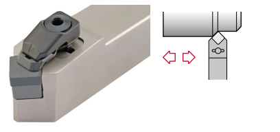 CSDNN204 CX Square Shank Holder for Ceramic Inserts