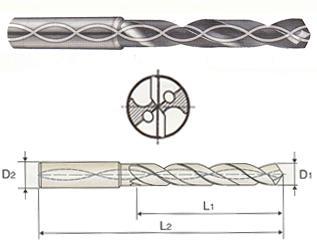 DGE433032 3.2 x 6 x 28 x 66 CARBIDE DREAM DRILL FOR ALUMINUM W/ COOLANT (5XD) - METRIC