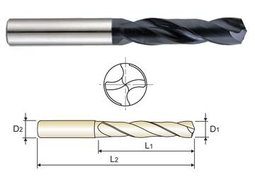 DH423133 13.3 x 14 x 60 x 107 CARBIDE DREAM DRILL WITHOUT COOLANT HOLES (3XD)