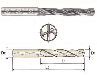 DH451035 3.5 x 6 x 20 x 62 CARBIDE DREAM DRILL INOX W/ COOLANT (3XD)