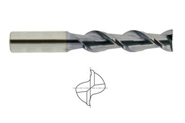 EG522200 20 x 20 x 38 x 104 2 FLUTE 45 DEG HELIX TICN COATED ALU-POWER End Mill