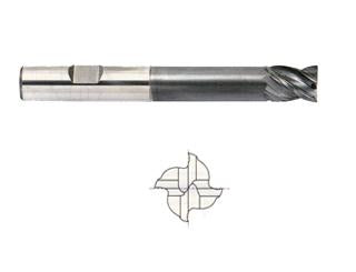 EMB20481 3/4 x 3/4 x 1 x 3-1/4 x 5-1/2 V7 MILL INOX 4 FLUTE EXTEND LENGTH LONG REACH FLAT CARBIDE END MILL