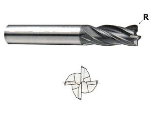 EMD57024 3/8 x 3/8 x 3/8 x 2 V7 MILL STEEL 4 FLUTE STUB LENGTH FLAT CARBIDE END MILL