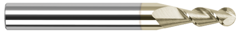 27850-C7 2 FL - 0.0500" Cutter DIA x 0.1500" LOC  - ZrN Coated