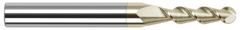 27908-C7 2 FL - 0.1250" (1/8) Cutter DIA x 0.5000" (1/2) LOC  - ZrN Coated