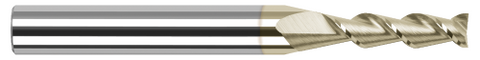 24208-C7 2 FL - 0.1250" (1/8) Cutter DIA x 0.5000" (1/2) LOC  - ZrN Coated