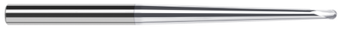 997856-C8 2 FL - 0.0620" (1/16) Cutter DIA x 0.0500" LOC x 1.5° 1.0660" Taper Reach  - TiB2 Coated