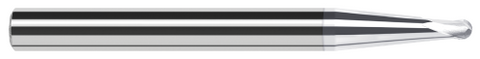 996092-C8 2 FL - 0.2500" (1/4) Cutter DIA x 0.2000" LOC x 5° 0.9140" Taper Reach  - TiB2 Coated