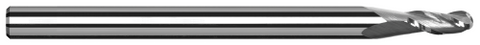 958131 3 FL - 0.0310" (1/32) Cutter DIA x 0.0470" (3/64) LOC  - Uncoated