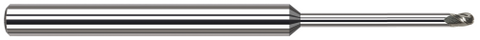 879493 3 FL - 0.0930" (3/32) Cutter DIA x 0.1400" (9/64) LOC x 1.1250" (1-1/8) Reach - Uncoated