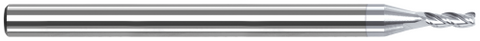 973509-C8 3 FL - 0.400 mm Cutter DIA x 0.050 mm Radius x 1.200 mm LOC  - TiB2 Coated