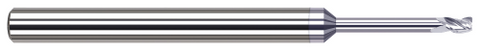 961362-C8 3 FL - 0.0620" (1/16) Cutter DIA x 0.0050" Radius x 0.0930" (3/32) LOC x 0.5000" (1/2) Reach - TiB2 Coated