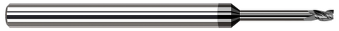 927131-C4 3 FL - 0.0310" (1/32) Cutter DIA x 0.0470" (3/64) LOC x 0.2500" (1/4) Reach - Amorphous Diamond Coated