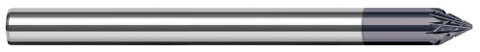 994045-C3 0.2500" (1/4) Shank DIA x 45° per side - 12 RH Teeth, 6 LH Teeth - AlTiN Coated