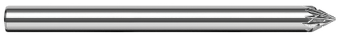58145 0.1250" (1/8) Shank DIA x 45° per side - 12 RH Teeth, 6 LH Teeth - Uncoated
