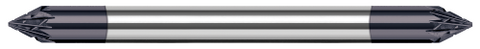 879745-C3 0.1875" (3/16) Shank DIA x 45° per side  DE- 12 RH Teeth, 6 LH Teeth - AlTiN Coated