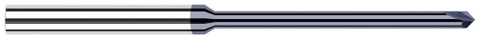 902845-C3 0.0930" (3/32) Neck DIA x 1.4000" Reach x 45° per side - 2 FL - AlTiN Coated