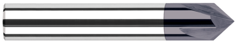 18725-C3 0.1250" (1/8) Shank DIA x 25° per side - 2 FL - AlTiN Coated