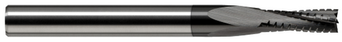 969316-C4 6 FL - 0.2500" (1/4) Cutter DIA x 0.7500" (3/4) LOC  - Amorphous Diamond Coated