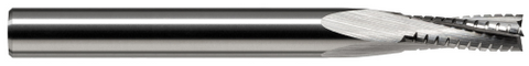 884912 6 FL - 0.1875" (3/16) Cutter DIA x 1.0000" (1) LOC  - Uncoated