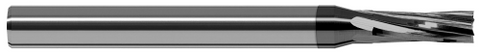 944793-C4 6 FL - 0.0937" (3/32) Cutter DIA x 0.2790" LOC  - Amorphous Diamond Coated