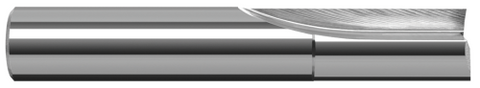 70493 2 FL - 0.0937" (3/32) Cutter DIA x 0.5000" (1/2) LOC  - Uncoated