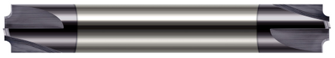 68037-C3 0.0370" Radius x 0.1070" Pilot DIA - 5° Flare  DE- 4 FL - AlTiN Coated