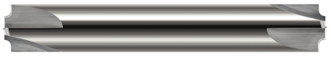 68093 0.0930" (3/32) Radius x 0.1070" Pilot DIA - 5° Flare  DE- 4 FL - Uncoated