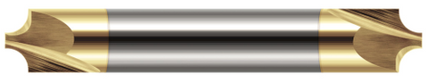 46197-C1 0.1970" Radius x 0.0600" Pilot DIA -  DE- 2 FL - TiN Coated