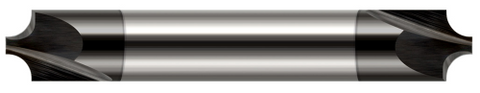 46030-C4 0.0300" Radius x 0.0470" (3/64) Pilot DIA -  DE- 2 FL - Amorphous Diamond Coated