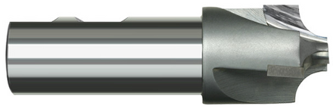 45020 0.3120" (5/16) Radius x 0.4060" (13/32) Pilot DIA - 5° Flare - 3 FL - Uncoated