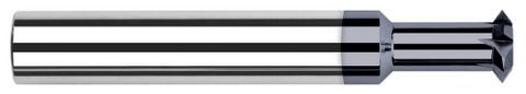 39132-C3 0.5000" (1/2) Cutter DIA x 0.3250" Width x 0.5000" (1/2) Neck Length - 120° Included Angle -6 FL - AlTiN Coated