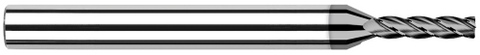 855208 4 FL - 0.1250" (1/8) Cutter DIA x 0.0150" (1/64) Radius x 0.6250" (5/8) LOC  - CVD Diamond