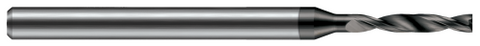 FBD0370-C3 0.939 mm Drill DIA x 6.400 mm Flute Length - 2 FL - AlTiN Coated