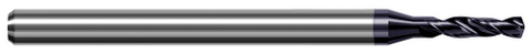 DHE0960-C3 2.438 mm Drill DIA x 11.500 mm Flute Length - 2 FL - AlTiN Coated