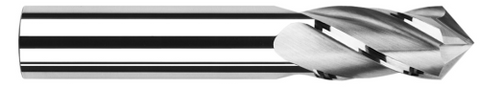 988107 0.1094" (7/64) Cutter DIA x 0.3750" (3/8) LOC x 120° included - 4 FL - Uncoated